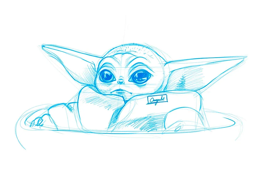 Yoda drawing for drawing