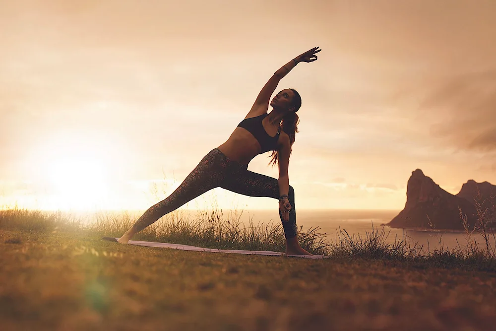 Morning yoga