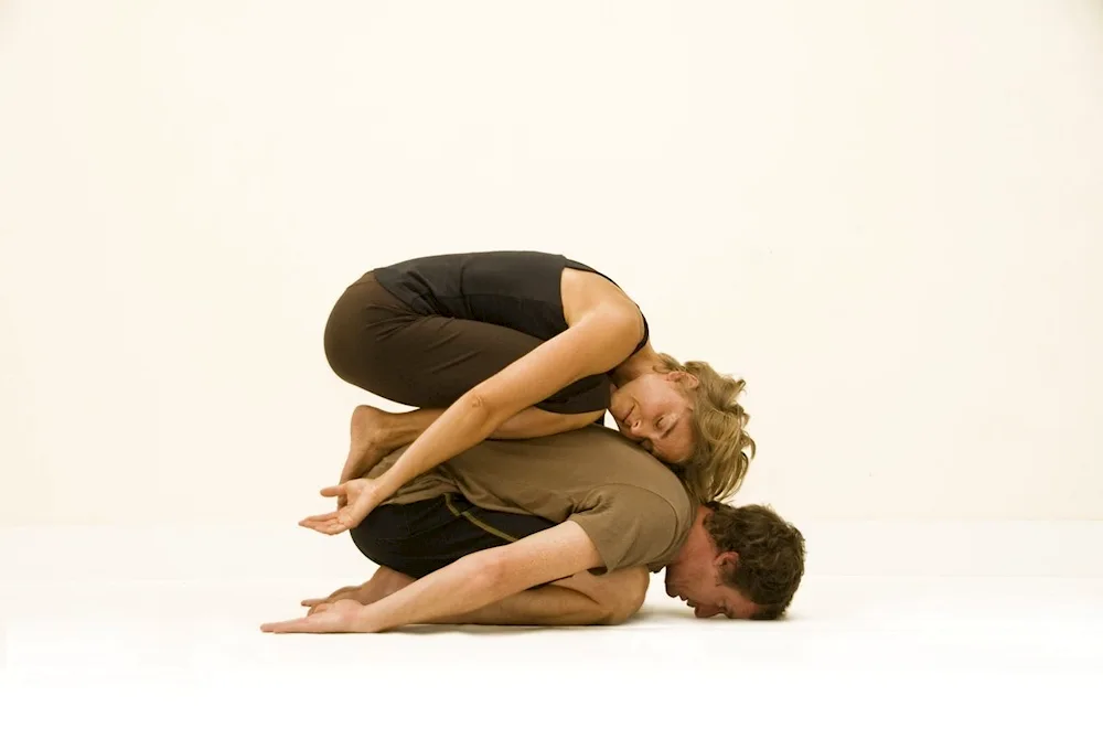 Yoga CHALLENGE for two people for beginners