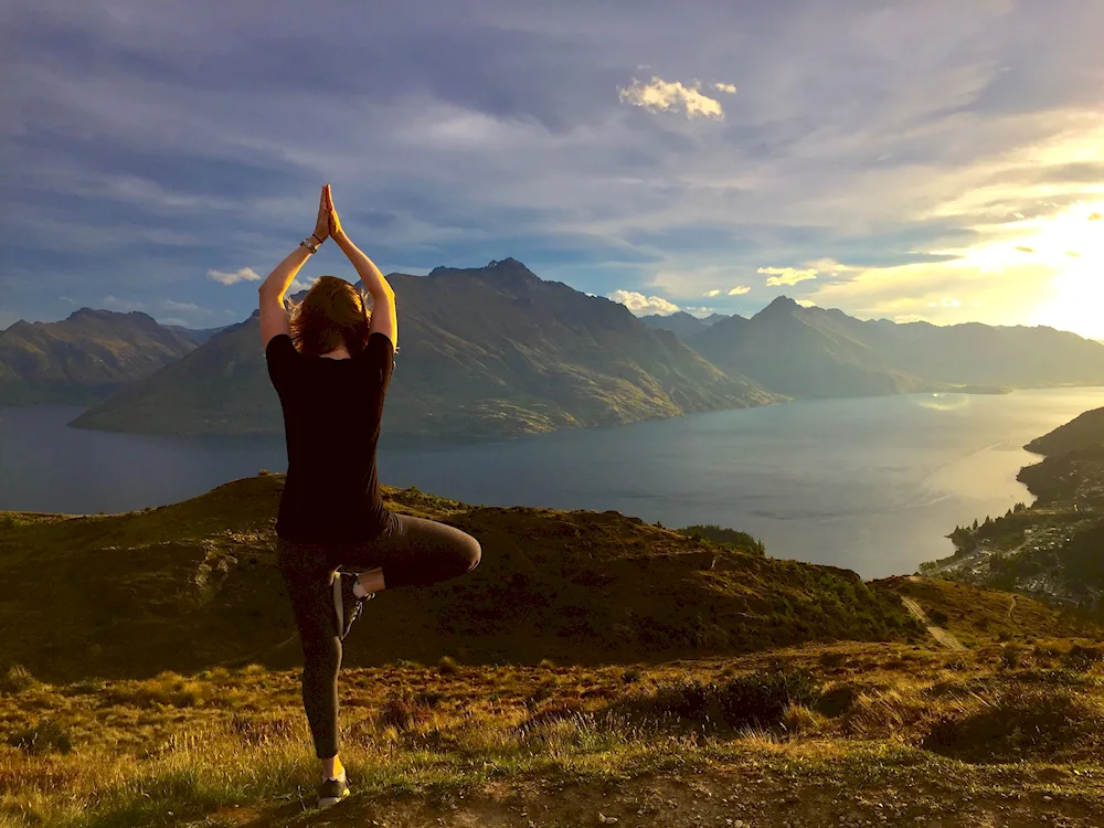 Yoga lotus pose