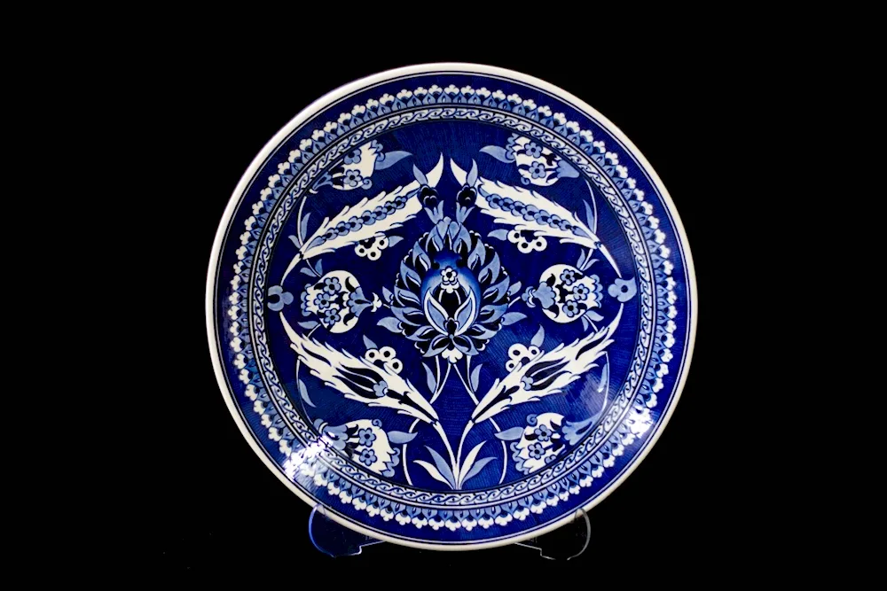 Iranian blue crockery