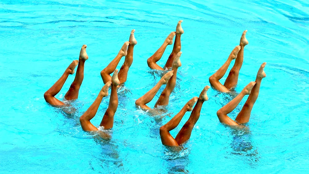 Irina Shapiro synchronised swimming