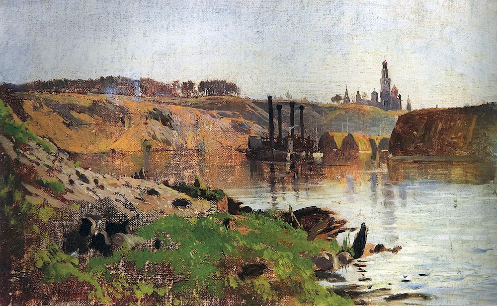 Isaac Levitan. Volga