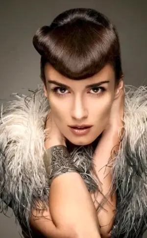 Spanish flamenco hairstyle for women