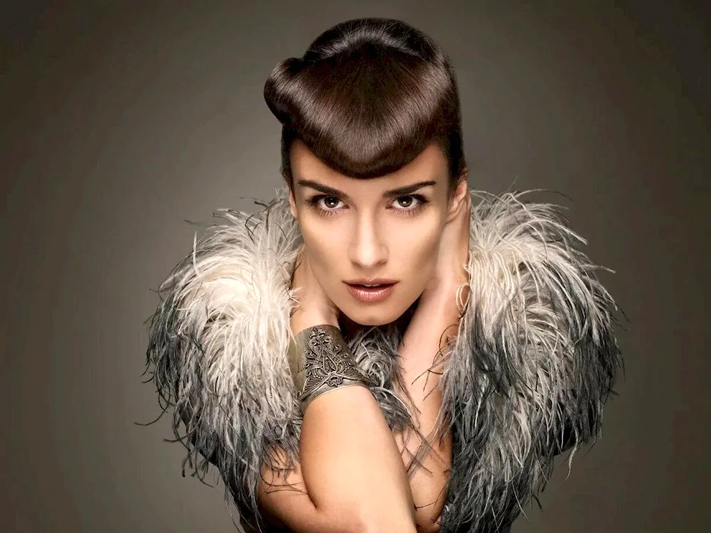 Spanish flamenco hairstyle for women