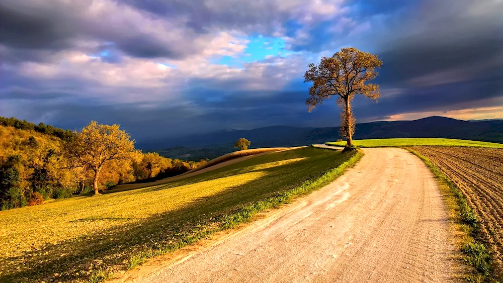 Background road