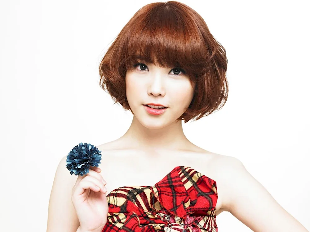 Korean aidol bangs