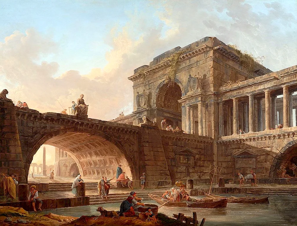Hubert Robert 1733-1808. ‘Ruins"