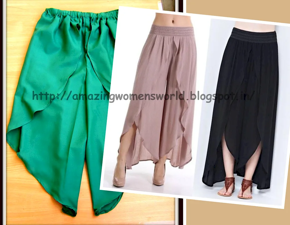 Skirt pants