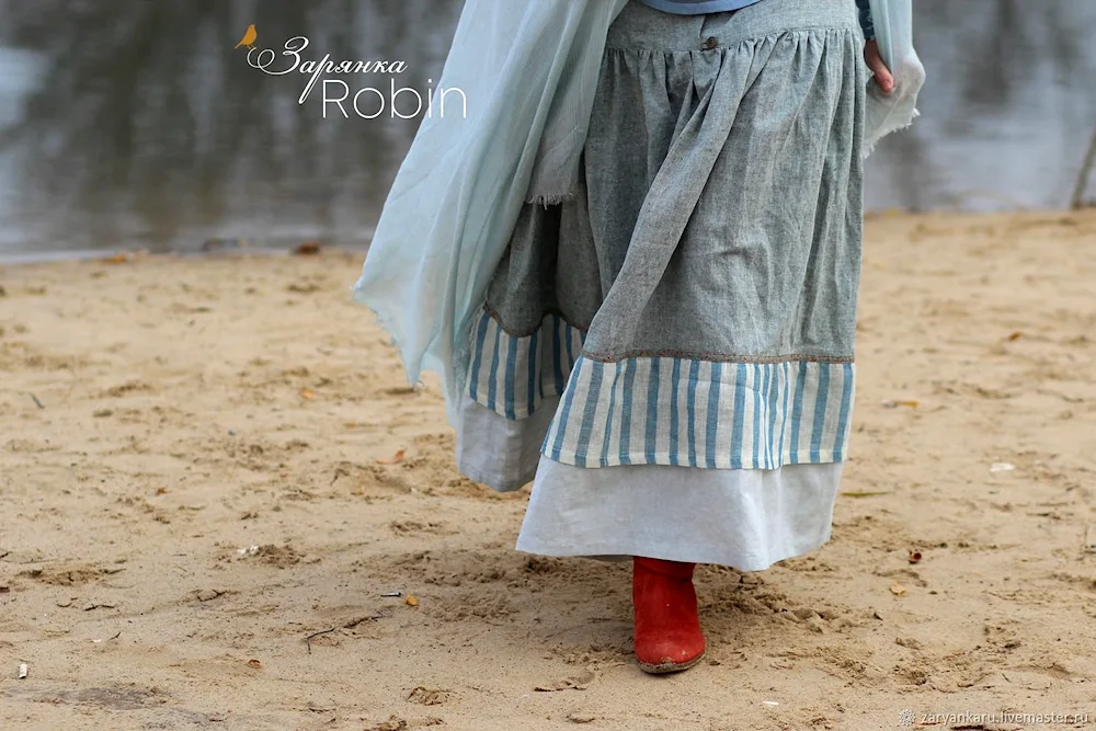 Linen skirt