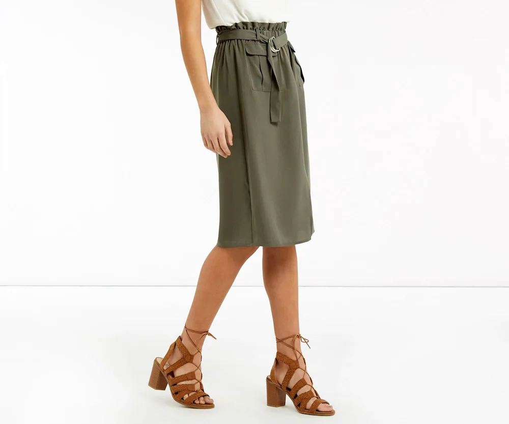 Khaki skirt