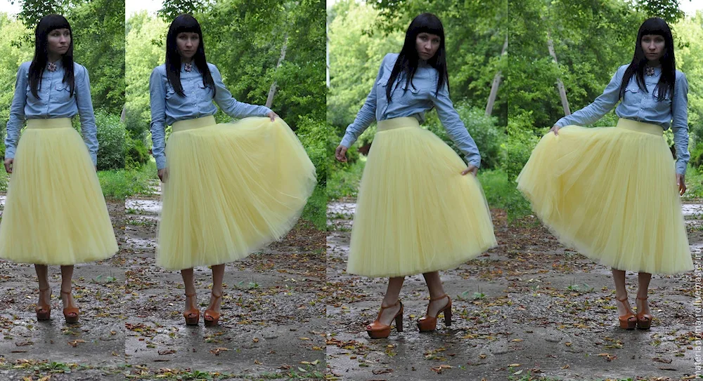 Tulle skirt