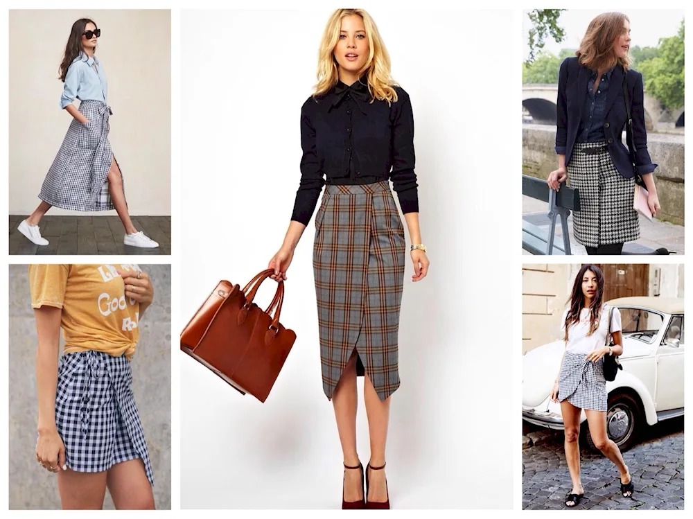 Chequered Skirt