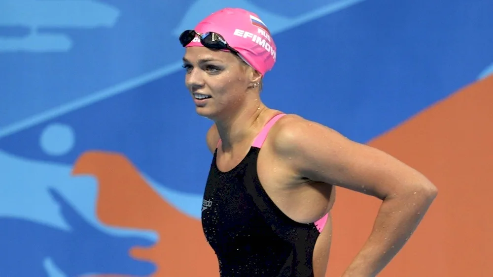 Yulia Efimova swimming