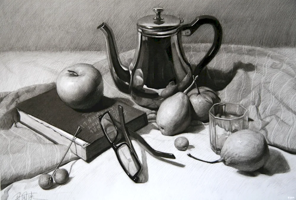 Yuri Kushevsky still life Graphics