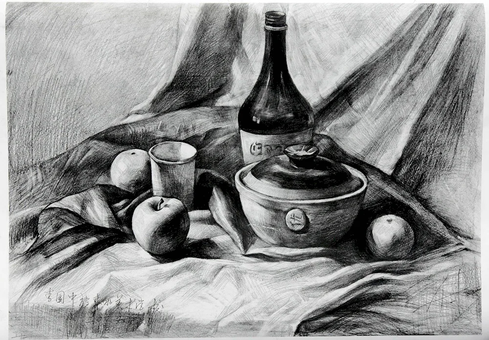 Pencil still lifes