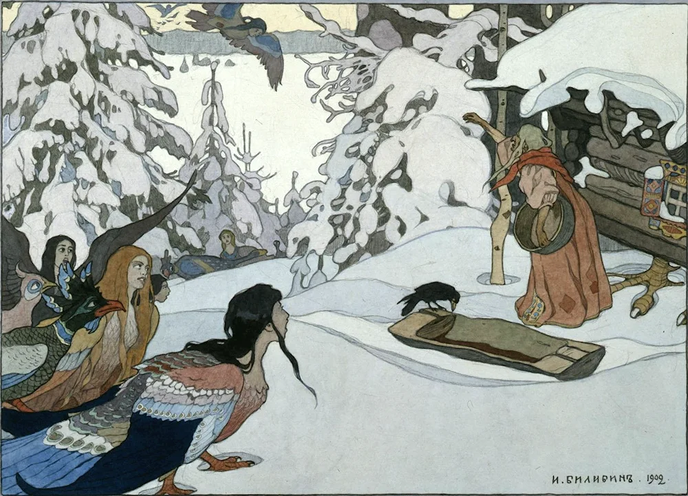 Ivan Bilibin The Virgin Birds