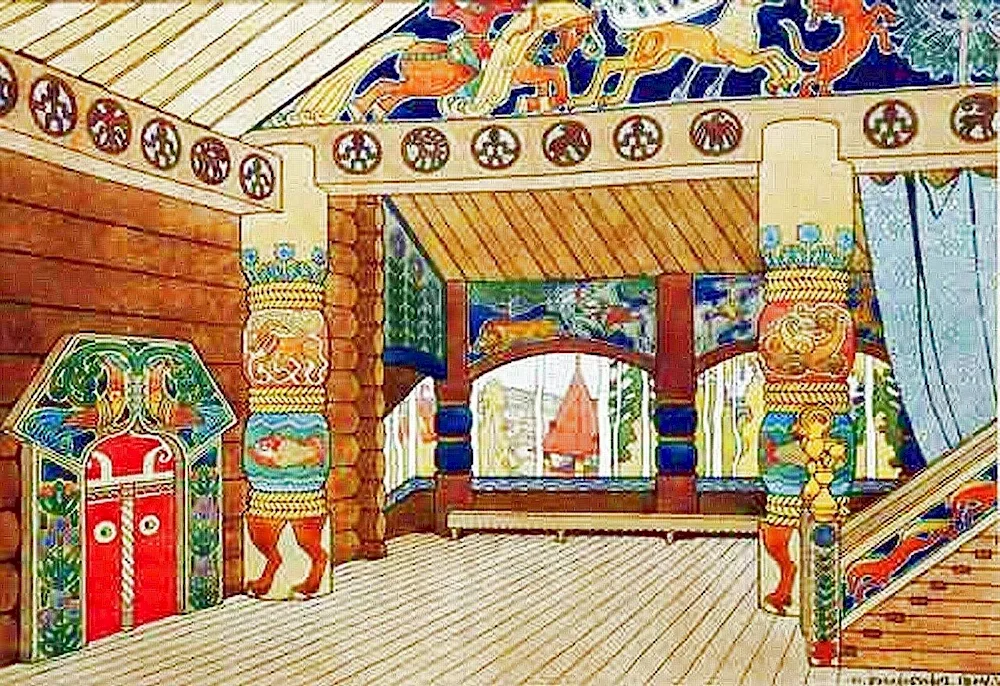 Ivan Yakovlevich Bilibin tsar's chambers