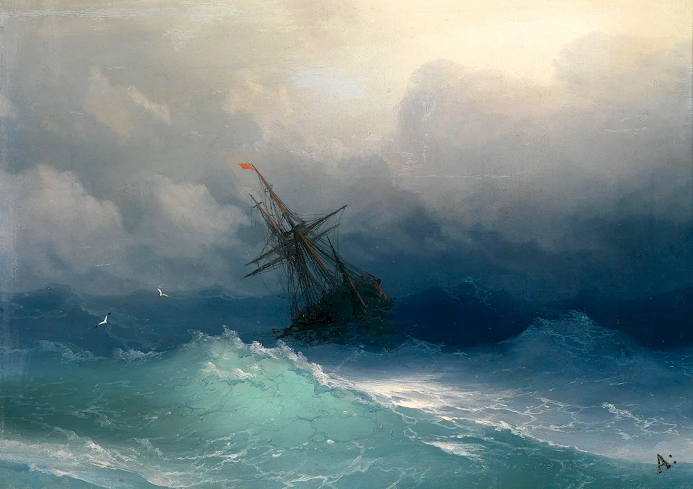 Ivan Konstantinovich Aivazovsky storm