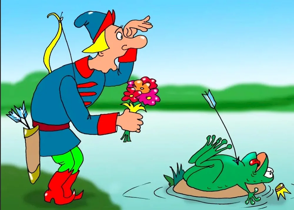 Ivan Tsarevich and the Frog. Tsarevich and the frog