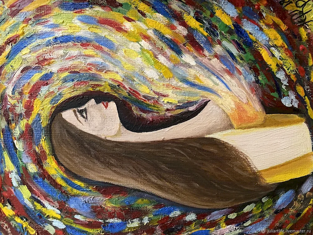 Image of emotions in painting