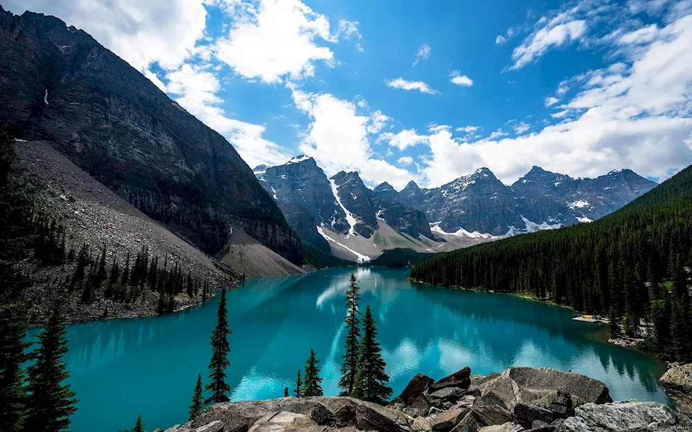 The Emerald Lakes of Moraine