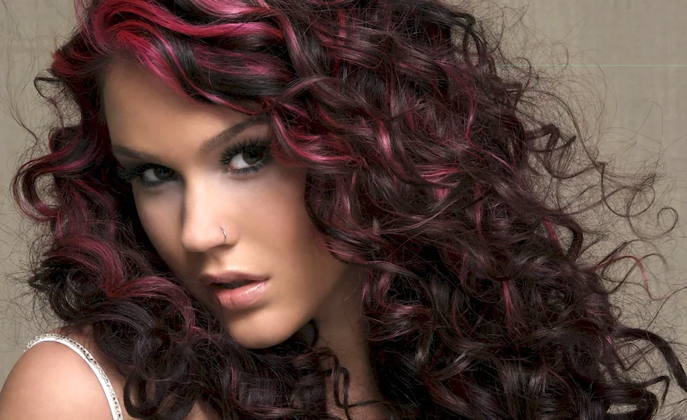 Coloured hair