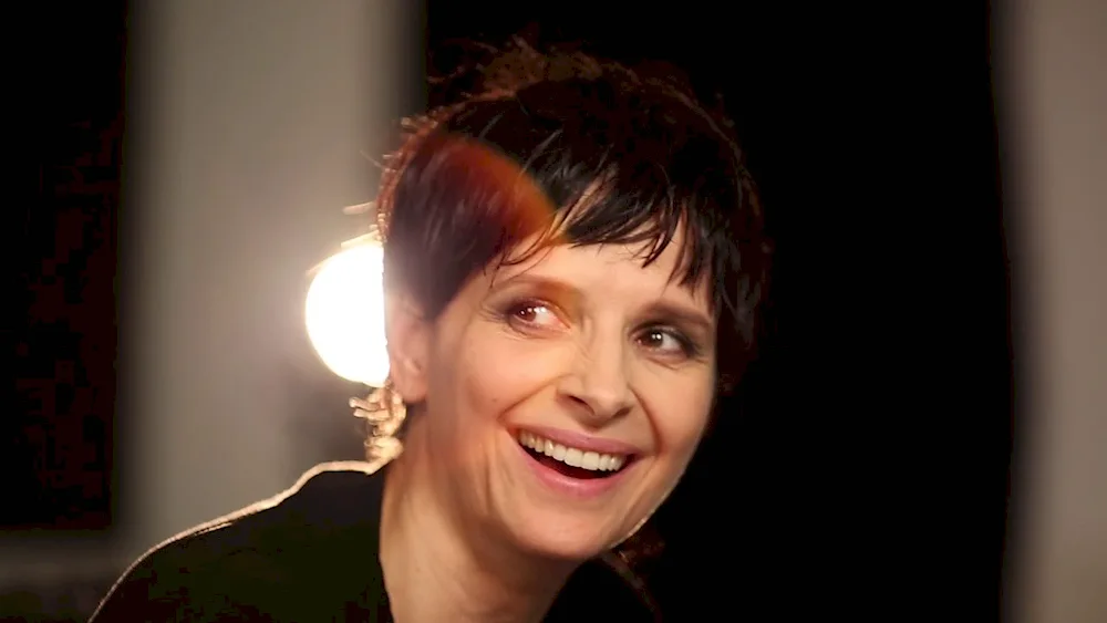 French actress. Binoche Juliette