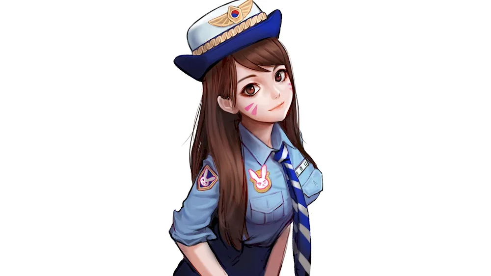 Anime girl police
