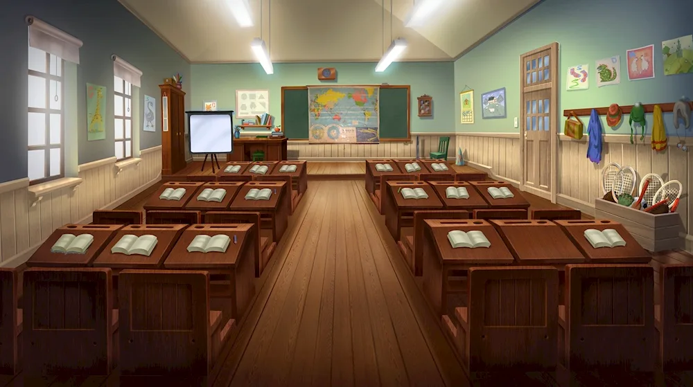 Gacha Classroom background for gacha life