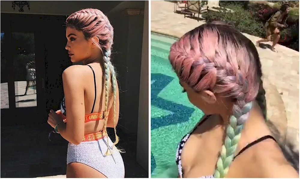 Kylie Jenner braids