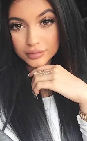 Kylie Jenner dark hair