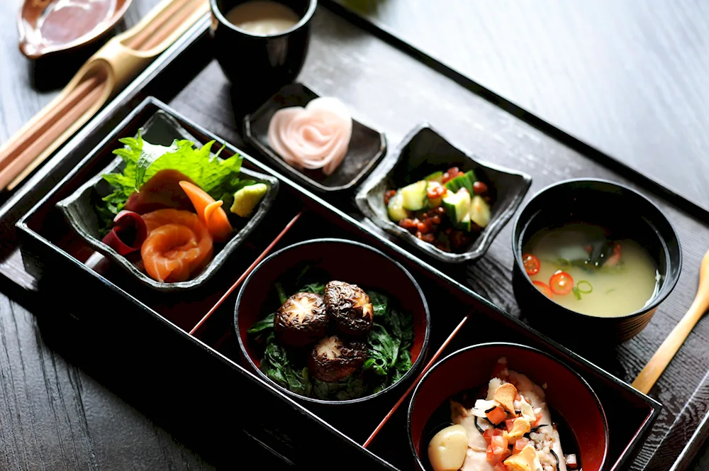 Sushi and rolls