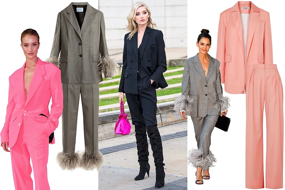 How to wear a pantsuit in winter