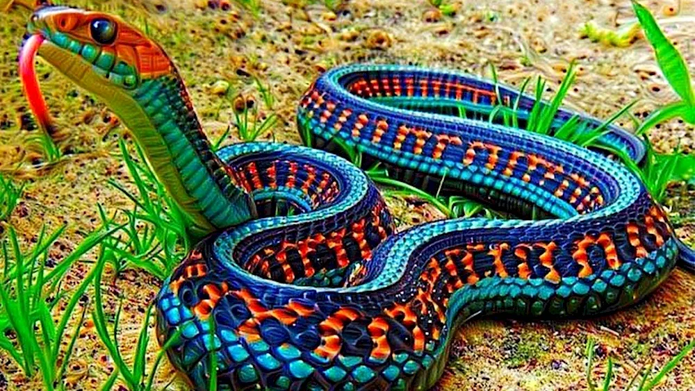 California garter snake