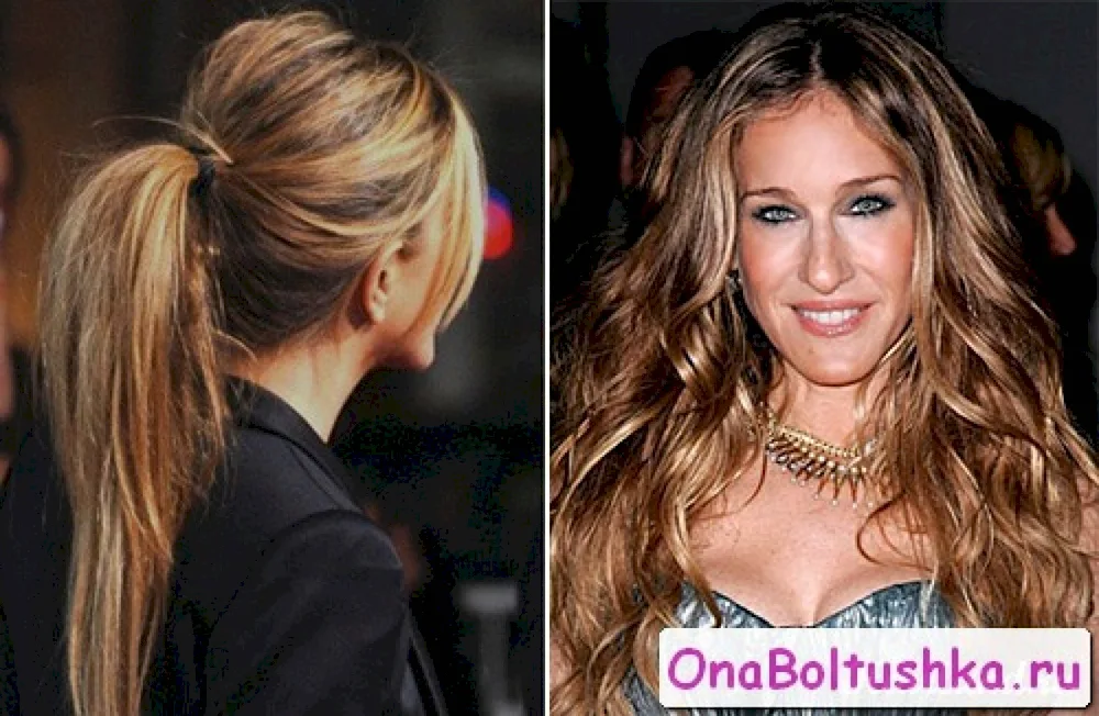 Dark Hair Colour with Light Strands