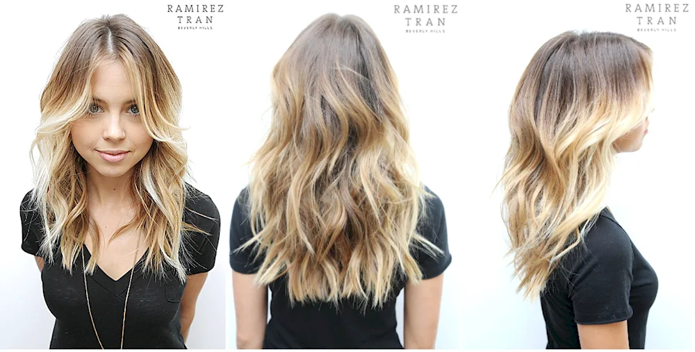 Californian melting and balayage