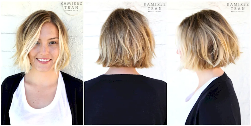 Gradulated long bob