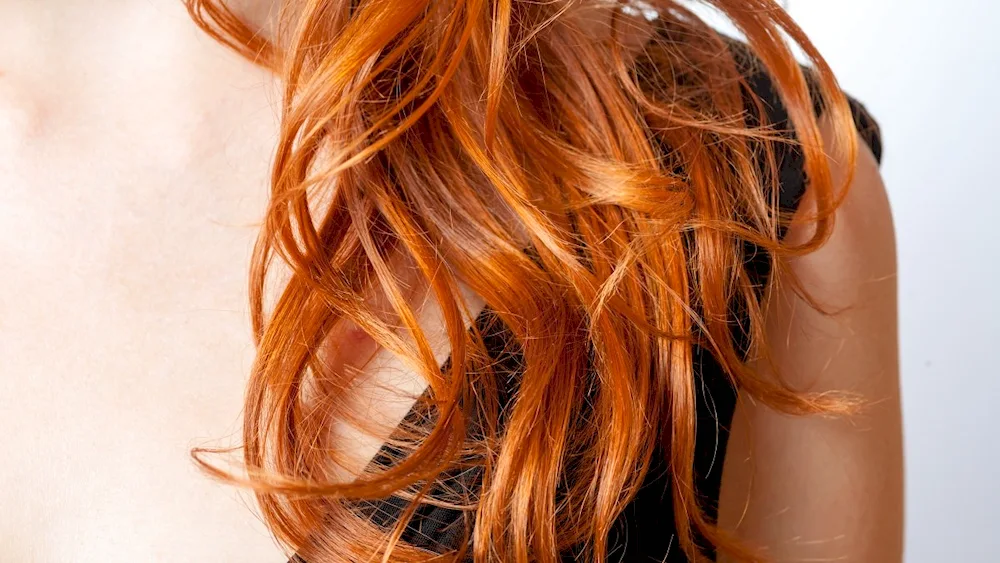 Red hair colouring for red hair