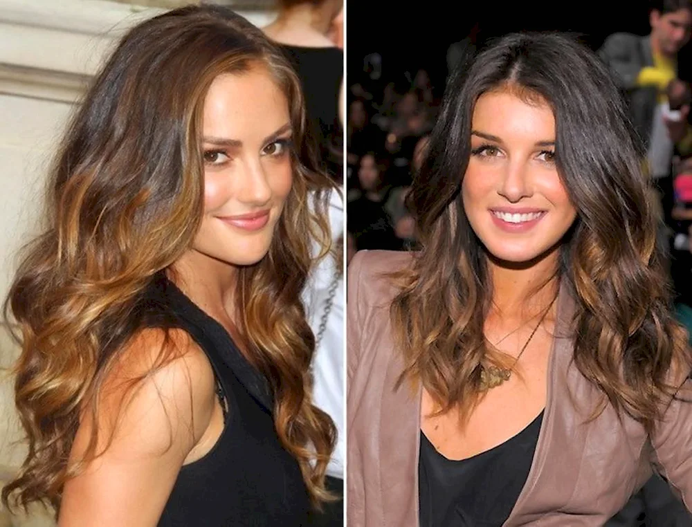 Californian dark hair colouring