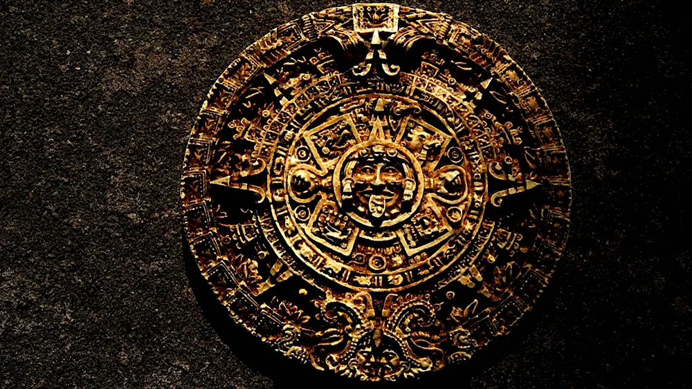 Aztec sun stone