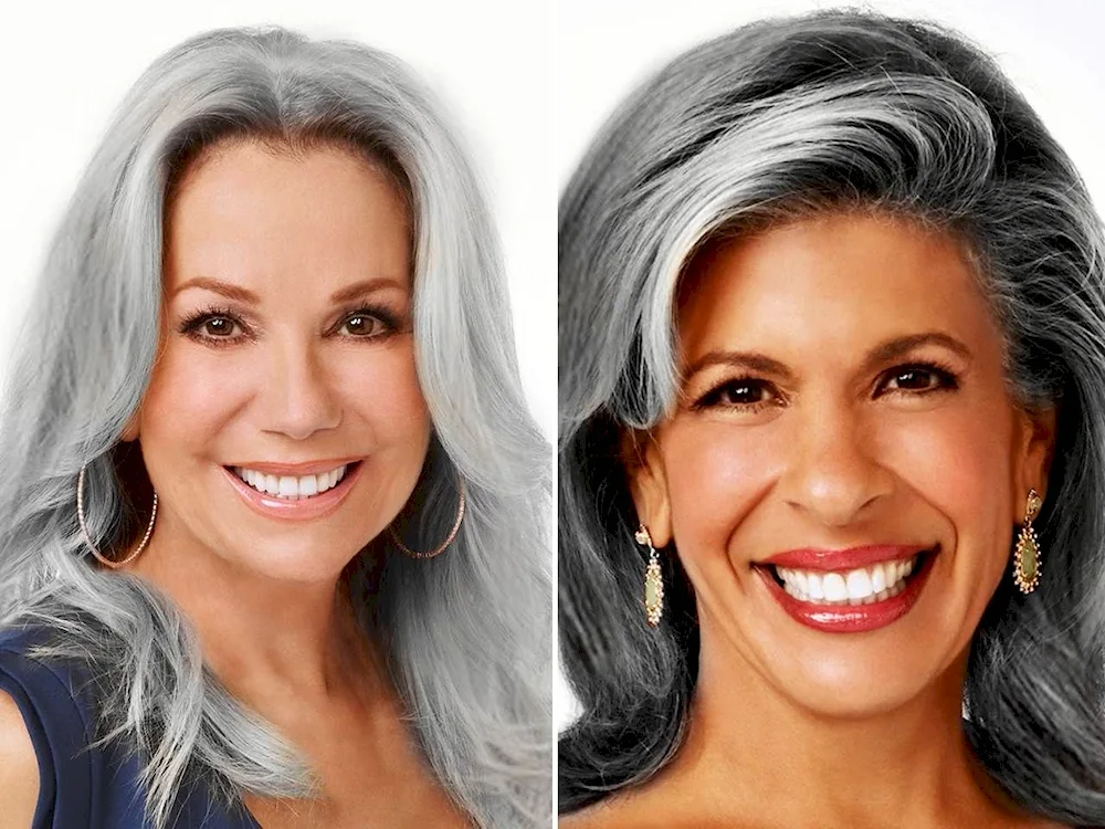 Grey hair camouflage for women