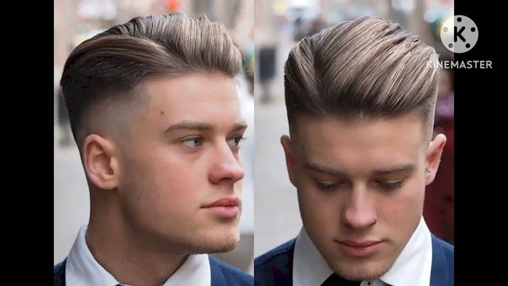 Canadian undercut for men