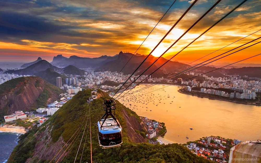 Canal road in Rio de Janeiro