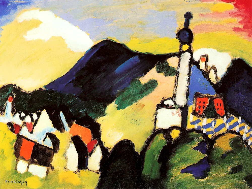 Kandinsky Murnau village street