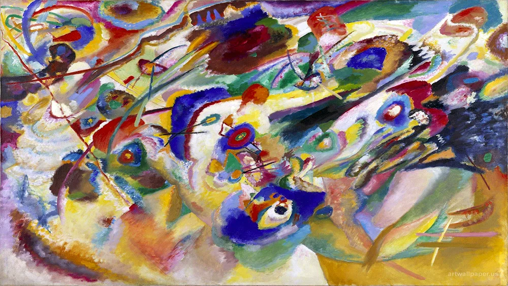 Vasily Kandinsky painting. Kandinsky