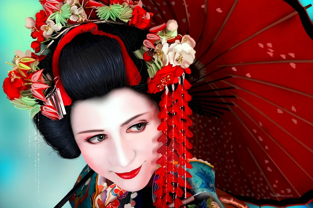 Kanzashi geisha