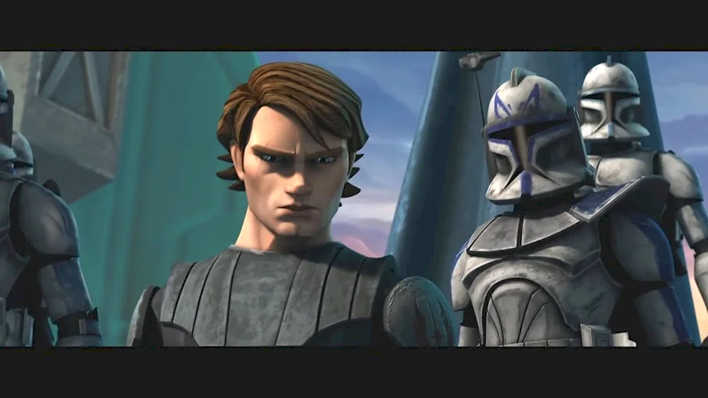 Captain Rex and Anakin Skywalker