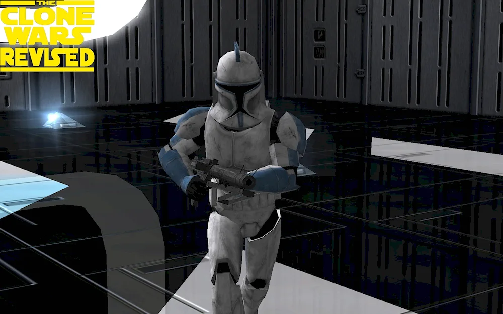 Captain Rex in action The Clone Wars