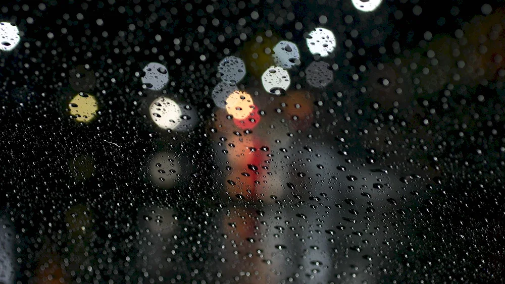 Rain on the glass